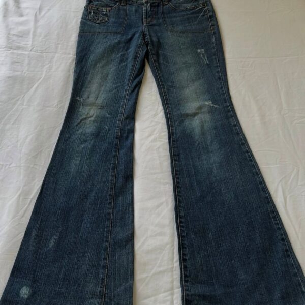 Midnight Flare – Y2K Bootcut Jeans