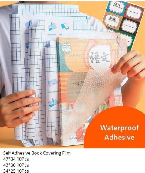 Self Adhesive 30 Pcs Book Cover Set