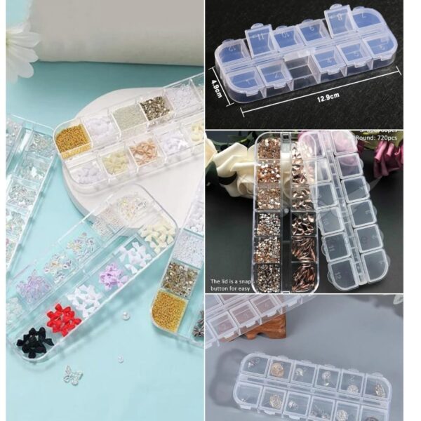 12 Grid Mini Jewellery/Accessories Organiser