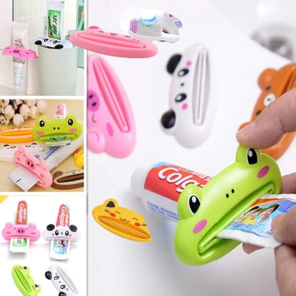Toothpastes Tube Squeezer , 3.5Inch Animals Toothpastes Squeezer Tube