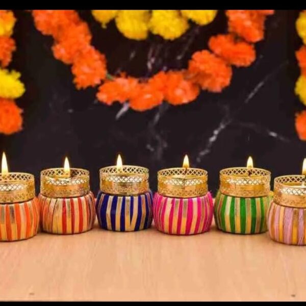 Handmade Dholak Tealight Holder