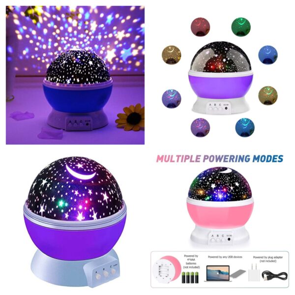 Star Master Galaxy Night Projector Lamp Ceiling Led Light 360 Rotating